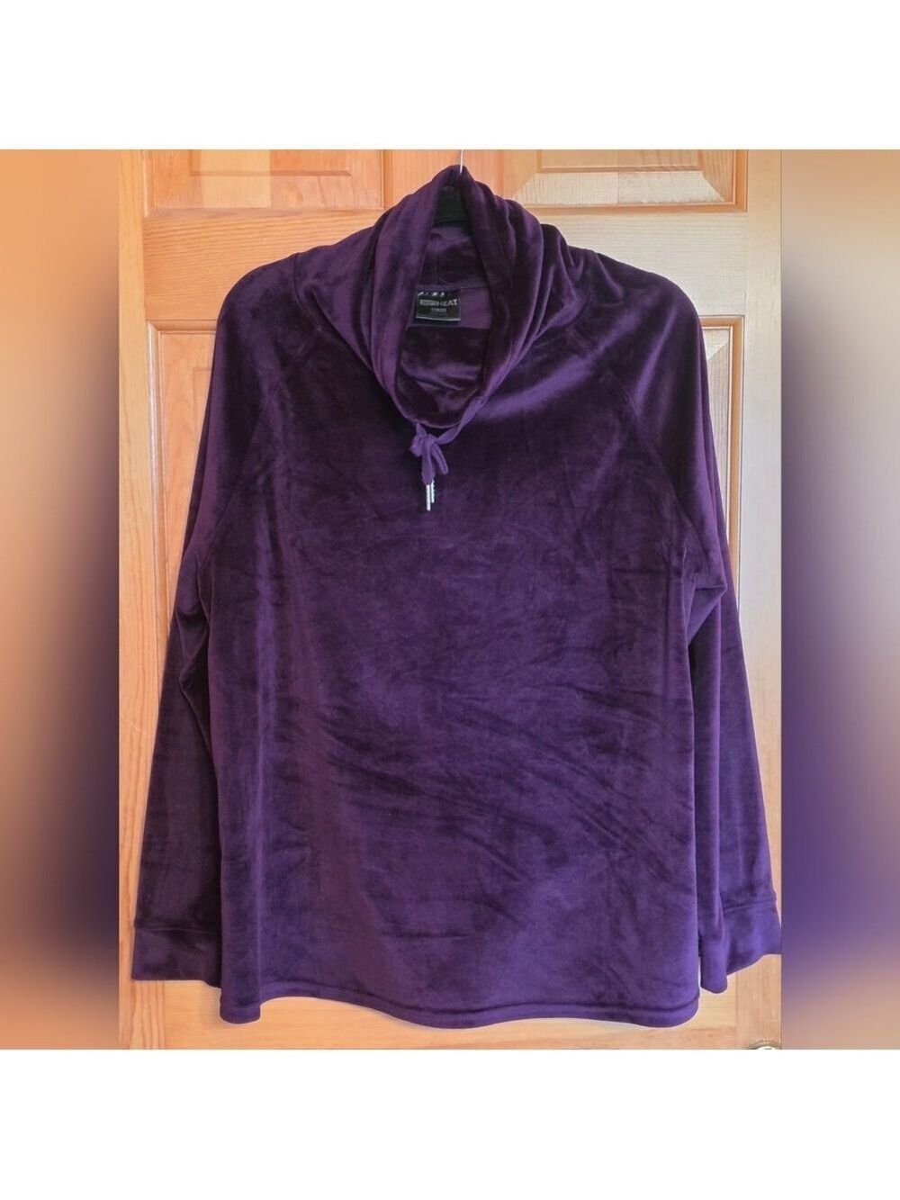 32 Degrees Plush Cowl Neck Pullover Hoodie